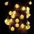 Ghirlanda luminoasa, LED, model Bubble, 50 becuri, 935cm, incarcare solara, lumina alb cald Household NewTrend