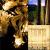 Ghirlanda luminoasa tip perdea 300 LED-uri, 3x3m, pentru interior, cu telecomanda, alb cald (galben) Household NewTrend