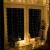 Ghirlanda luminoasa tip perdea 300 LED-uri, 3x3m, pentru interior, cu telecomanda, alb cald (galben) Household NewTrend