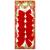 Set 6 ornamente pentru bradul de Craciun, fundita, 8cm, rosu Household NewTrend