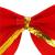 Set 6 ornamente pentru bradul de Craciun, fundita, 8cm, rosu Household NewTrend