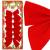 Set 6 ornamente pentru bradul de Craciun, fundita, 8cm, rosu Household NewTrend