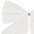 Set 6 ornamente pentru bradul de Craciun, fundita, 8cm, alb Household NewTrend