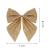 Set 6 ornamente pentru bradul de Craciun, fundita, 8cm, auriu Household NewTrend
