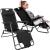 Sezlong pliabil Relax Zero Gravity, 80x60x153cm, negru Household NewTrend