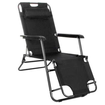 Sezlong pliabil Relax Zero Gravity, 80x60x153cm, negru Household NewTrend