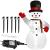 Figurina Craciun Om de Zapada, gonflabila, cu iluminare LED, umflare automata, 240cm Household NewTrend
