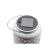 Felinar decorativ solar, LED, pentru exterior, 12x12x18.5cm, alb Household NewTrend