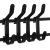 Cuier pentru haine cu banc de depozitare pantofi pe 4 polite, cadru metalic, 25x80x150cm, negru Household NewTrend