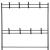 Cuier pentru haine cu banc de depozitare pantofi pe 4 polite, cadru metalic, 25x80x150cm, negru Household NewTrend