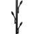 Suport pentru haine cu cadru metalic, cu sina de agatat si carlige cuier, 40x110x146cm, negru Household NewTrend