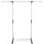 Suport pentru haine pe roti, reglabil pe inaltime si latime, din aluminiu cromat, 160x45x150cm, argintiu Household NewTrend