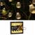Ghirlanda luminoasa, LED, model Stripes, 10 becuri, 380cm, incarcare solara, lumina alb cald Household NewTrend