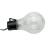 Ghirlanda luminoasa, LED, model Stripes, 10 becuri, 380cm, incarcare solara, lumina alb cald Household NewTrend