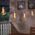 Ghirlanda luminoasa, LED, model Hemma, 10 becuri, 380cm, incarcare solara, lumina alb cald Household NewTrend