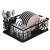 Uscator de vase cu suport tacamuri, din otel, cu tava de scurgere, 42x32x15cm, negru Household NewTrend