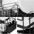 Uscator de vase cu suport tacamuri, din otel, pe 2 nivele, cu tava de scurgere, 50x30x24cm, negru Household NewTrend