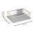 Uscator de vase cu suport tacamuri, din otel, cu tava de scurgere, manere lemn, 42x32x15cm, gri Household NewTrend