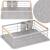Uscator de vase cu suport tacamuri, din otel, cu tava de scurgere, manere lemn, 42x32x15cm, gri Household NewTrend