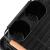 Uscator de vase cu suport tacamuri, din otel, cu tava de scurgere, manere lemn, 42x32x15cm, negru Household NewTrend