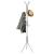 Cuier pentru haine, tip pom, cu 12 carlige, 173 cm, gri Household NewTrend