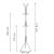 Cuier pentru haine, tip pom, cu 12 carlige, 173 cm, gri Household NewTrend