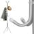 Cuier pentru haine, tip pom, cu 12 carlige, 173 cm, gri Household NewTrend