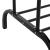 Suport pentru haine cu cadru metalic, cu sina dubla de agatat si carlige cuier, 55x110x146cm, negru Household NewTrend