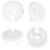 Set 12 protectii pentru prize copii, deblocare cu cheie, 35mm, alb Household NewTrend