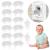 Set 12 protectii pentru prize copii, deblocare cu cheie, 35mm, alb Household NewTrend
