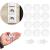 Set 12 protectii pentru prize copii, deblocare cu cheie, 35mm, alb Household NewTrend