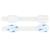Set 8 sigurante blocator sertare si usi, plastic si silicon, ajustabile, 19 cm, alb Household NewTrend