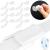 Set 8 sigurante blocator sertare si usi, plastic si silicon, ajustabile, 19 cm, alb Household NewTrend