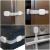 Set 8 sigurante blocator sertare si usi, plastic si silicon, ajustabile, 19 cm, alb Household NewTrend