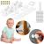 Set 4 sigurante magnetice ascunse, blocator sertare si usi, 2 sisteme fixare incluse, alb Household NewTrend