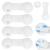 Set 4 sigurante blocator sertare si usi, plastic rezistent, fixe, 9.5 cm, alb Household NewTrend