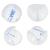 Set 10 protectii colturi pentru siguranta copii, drepte, 40x20mm, silicon, transparent Household NewTrend