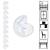 Set 10 protectii colturi pentru siguranta copii, drepte, 40x20mm, silicon, transparent Household NewTrend