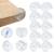 Set 10 protectii colturi pentru siguranta copii, drepte, 40x20mm, silicon, transparent Household NewTrend