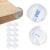 Set 10 protectii colturi pentru siguranta copii, drepte, 40x20mm, silicon, transparent Household NewTrend