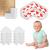 Set 10 protectii colturi pentru siguranta copii, 60x35mm, spuma EPE, gri Household NewTrend