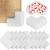 Set 10 protectii colturi pentru siguranta copii, 60x35mm, spuma EPE, gri Household NewTrend