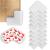 Set 10 protectii colturi pentru siguranta copii, 60x35mm, spuma EPE, gri Household NewTrend
