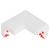 Set 10 protectii colturi pentru siguranta copii, 60x35mm, spuma EPE, gri Household NewTrend