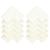 Set 10 protectii colturi pentru siguranta copii, 60x35mm, spuma EPE, crem Household NewTrend