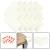 Set 10 protectii colturi pentru siguranta copii, 60x35mm, spuma EPE, crem Household NewTrend
