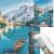 Set de broderie cu diamante 5D, 30x40cm, model Lac glaciar Household NewTrend