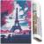 Set de broderie cu diamante 5D, 30x40cm, model Paris in roz Household NewTrend