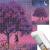 Set de broderie cu diamante 5D, 30x40cm, model Pom inflorit sub luna Household NewTrend