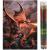 Set de broderie cu diamante 5D, 30x40cm, model Dragon cu pui Household NewTrend